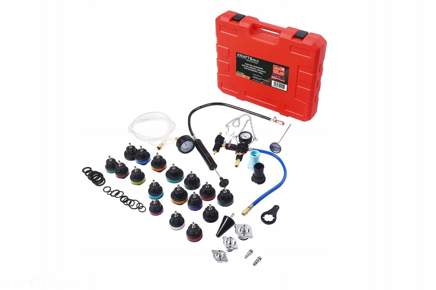 KD ZESTAW TESTER MIERNIK SZCZELNOŚCI UKŁADU CHŁODZENIA 27el.WALIZKA KD12501 - 4