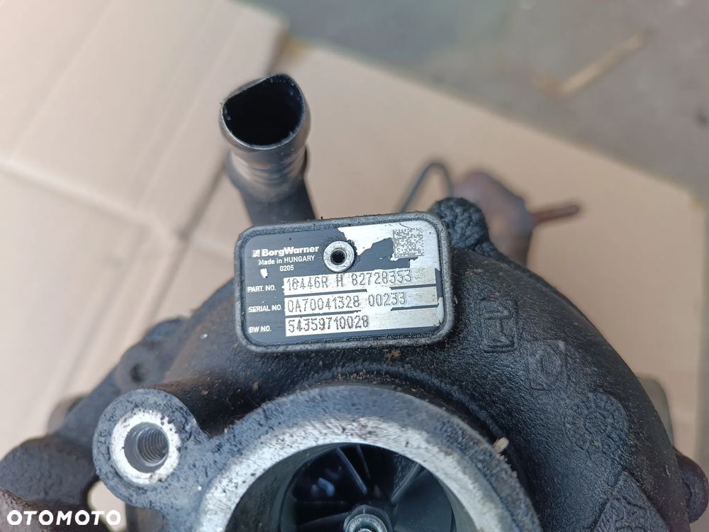 Turbosprężarka turbo Renault Clio III 1.5 DCI Nissan Dacia 54359710028 16446R H82728353 - 2