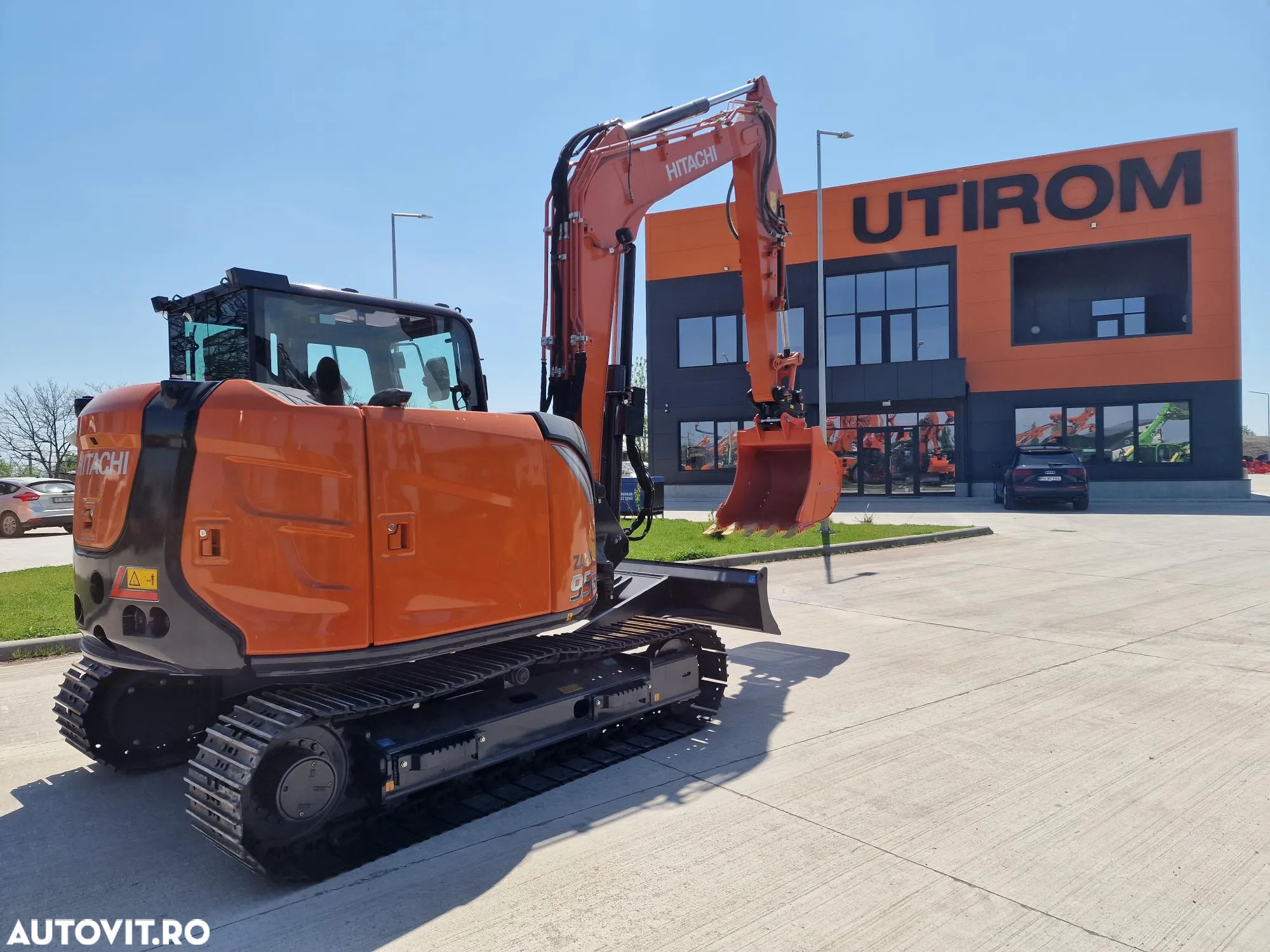 Hitachi ZX95, 9,2 tone, LAMA, Cupla rapida+3 CUPE NOI, Aer conditionat, produs in Japonia, Senile metalice, posibilitate leasing, PROMOTIE 92.000EUR+Tva - 6