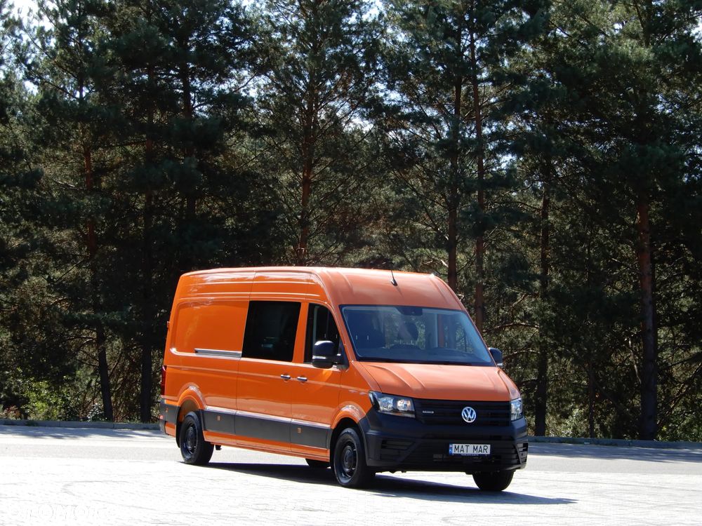 Volkswagen Crafter 4Motion 4X4 2.0 TDI 177 KM Automat 8-Mio Biegowy MIXTO Doka Brygadowy Dubel 6-Cio Osobowy+952 Kg Ładowność HAK 3000 Kg Blaszak Furgon L4H2 Rozstaw Osi 4490 mm GWARANCJA FABRYCZNA Stan Auta Jak NOWY OKAZJA - 2