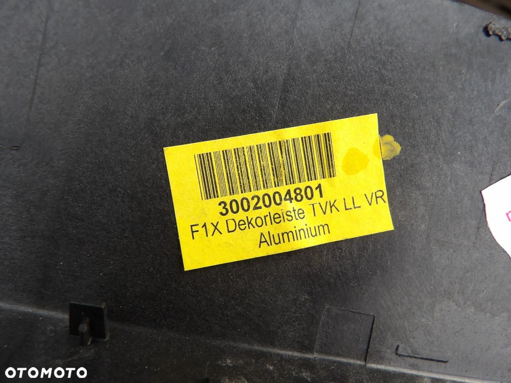 BMW - F12 - KOMPLET LISTEW - DEKORY - ALUMINIUM - 9217408  9197525  9242735  9197526 - 8