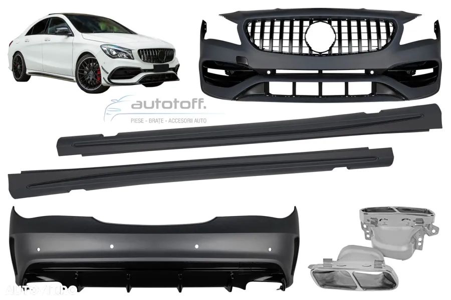 Pachet compatibil cu Mercedes CLA W117 C117 (2016-2018) CLA45 Design - 1