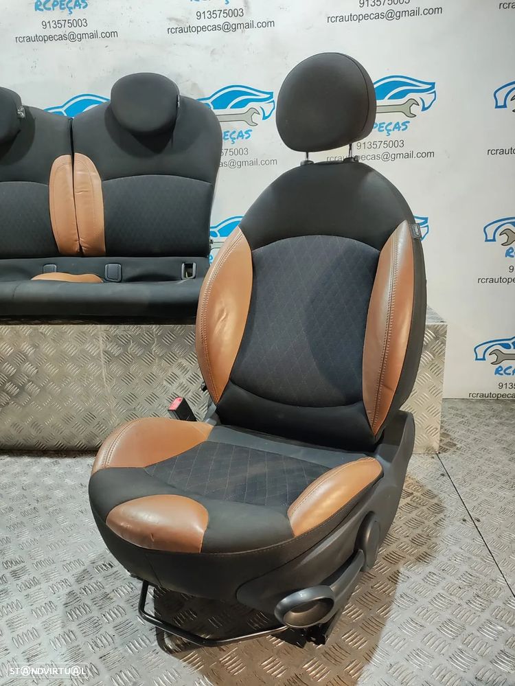 Conjunto Bancos Mini Cooper S R56 Pele Tecido - 5