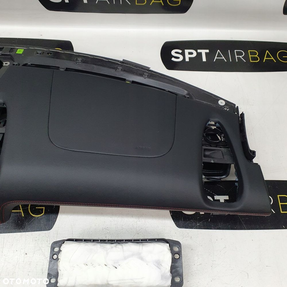 PORSCHE CAYMAN 982 BOXTER 718 DESKA ROZDZIELCZA KONSOLA KOKPIT PULPIT PODUSZKI AIRBAG AIR BAG PASY KIT SET - 4