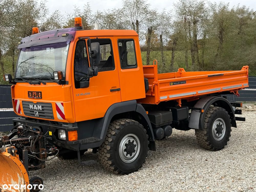 MAN * MAN 10-220 * Kiper Wywrotka Meiller * 4x4 * Zimowe Utrzymanie * Unimog * - 4