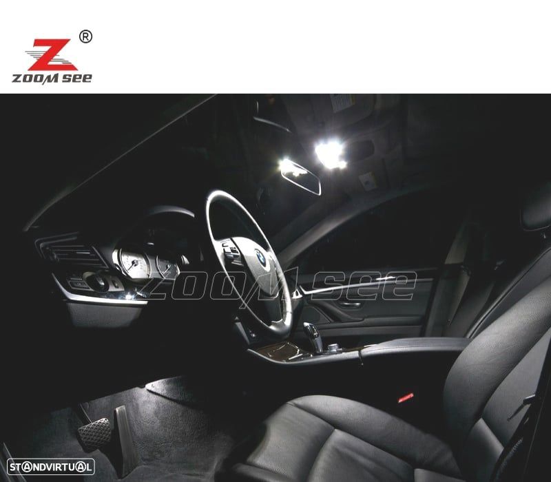 KIT COMPLETO DE 27 LÂMPADAS LED INTERIOR PARA BMW 5 SERIES GT 5GT F07 528I 535I 550I GT 520D 535D 5 - 5
