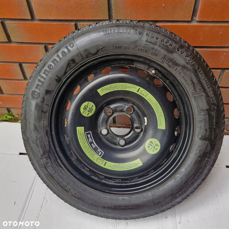 MERCEDES W209 KOŁO DOJAZDOWE 125/90/16 5x112 ET17