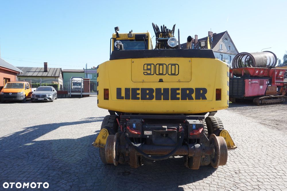 Liebherr A900C ZW Koparka dwudrożna Kolejowa - 4