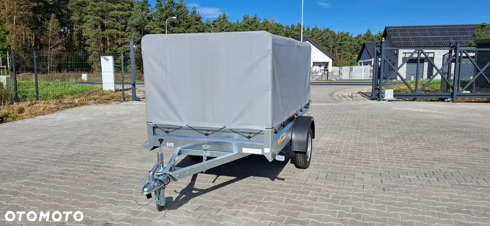 Neptun DOSTAWA Przyczepka 236x129x110cm N7-236 ptw Lekka przyczepa jednoosiowa ze stelażem i plandeką h-110cm! UCHYLNA!GN128 - 12