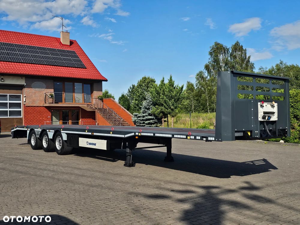 Krone LAWETA PLATFORMA NISKOPODWOZIE 3-osiowa Mało uzywana! - 1