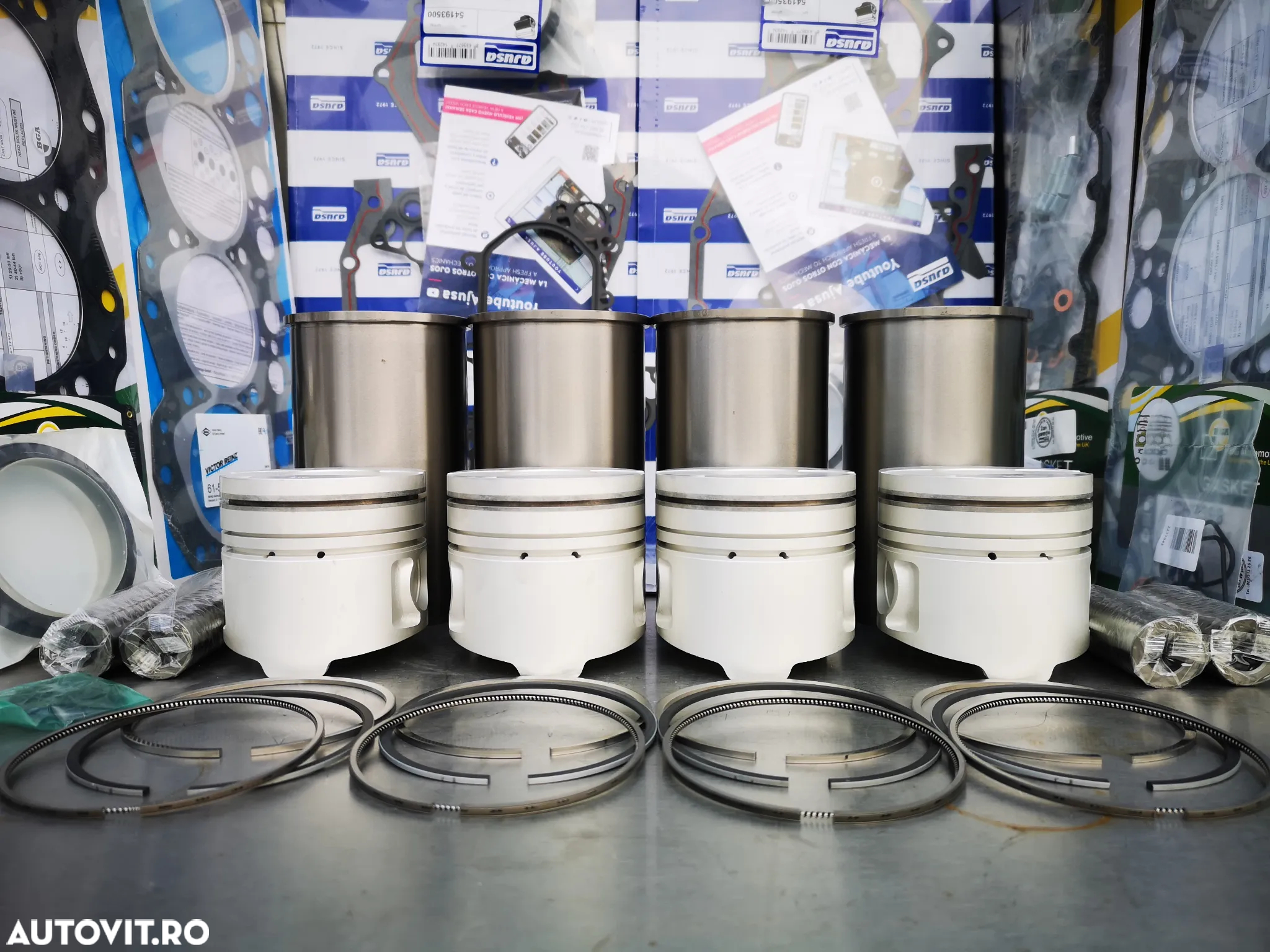 GARNITURA CHIULOASA NISSAN 2.8 A4.28 si  4.0 B4.40 TRADE 2.8 L35-08 L35-09 EBRO PIESE MOTOR SEGMENTI CUZINETI PISTON CAMASA CILINDRU - 34