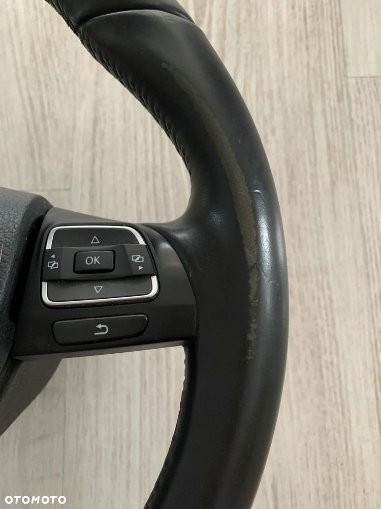 PODUSZKA POWIETRZNA KIEROWCY AIRBAG PRZÓD VW PASSAT B7 3C8880201AA kierownica skórzana 3C8419091B - 2