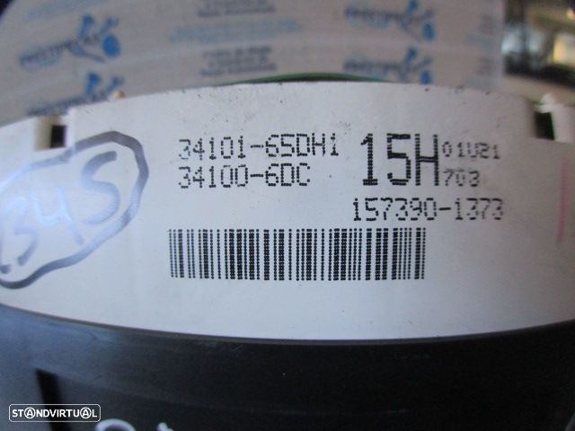 Quadrante 3410165DH1 SUZUKI GRAND VITARA 1 BREAK 1999 2.0TDI 90CV 5P PRETO KM/H DIGITAL - 3