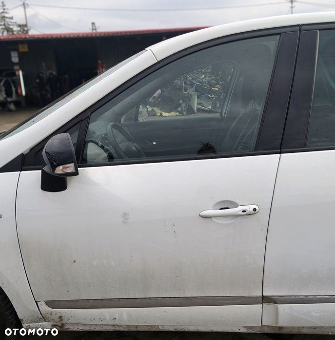 RENAULT SCENIC III 16r DRZWI LEWY PRZÓD LEWE PRZEDNIE GOŁE DV369 - 1