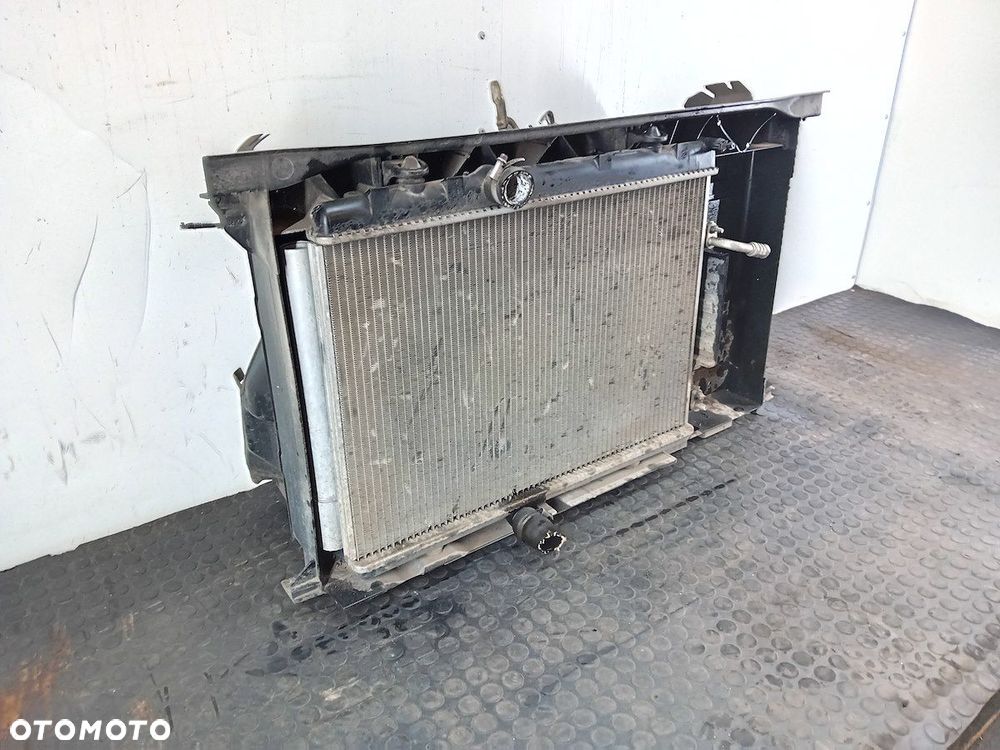 ZESTAW CHŁODNIC WODA KLIMA WENTYLATOR PEUGEOT 308 I 9680590180  9680590080 - 6