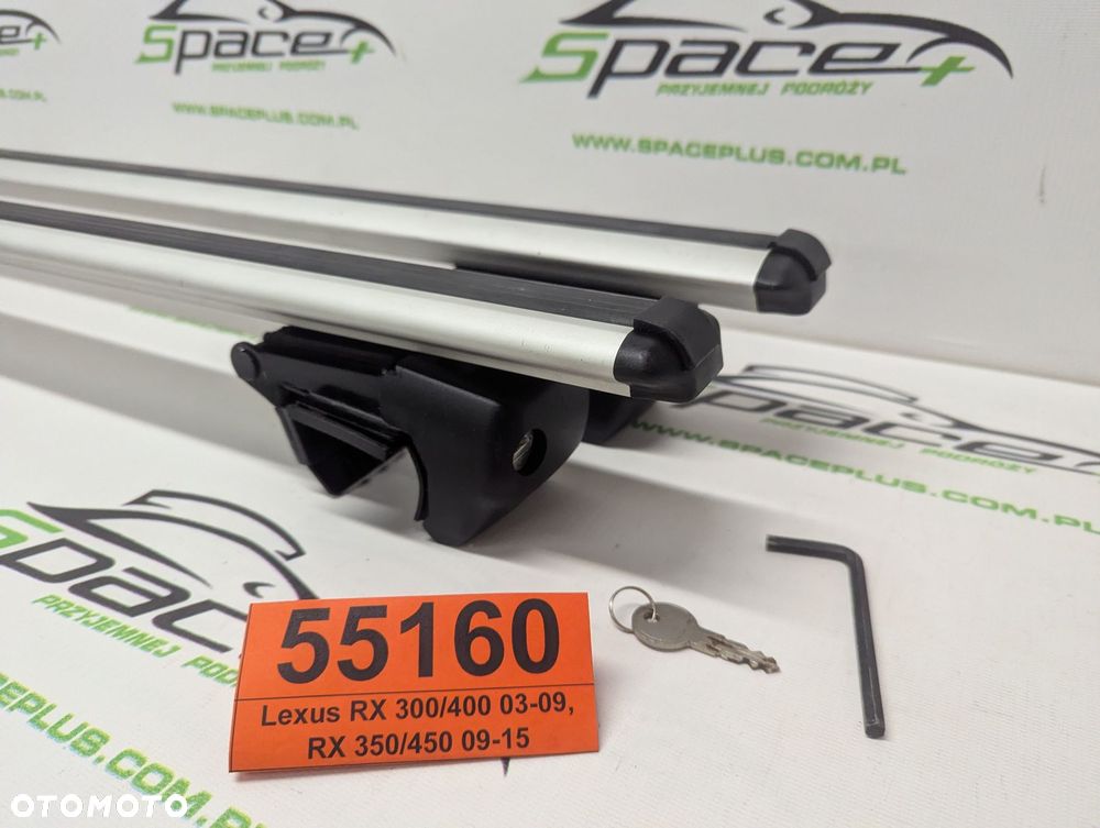 Bagażnik dachowy bazowy belki poprzeczki Oryginał Lexus RX 300/400 03-09, RX 350/450 09-15