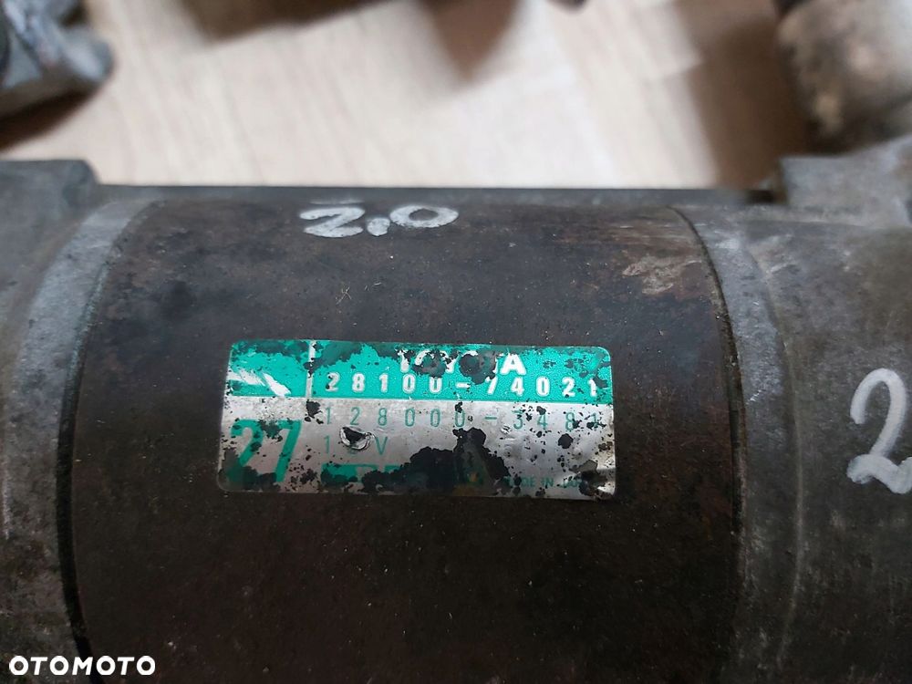 TOYOTA CELICA V 2,0 rozrusznik 3s-fe Camry Carina 3s-fe 28100-74021 - 4