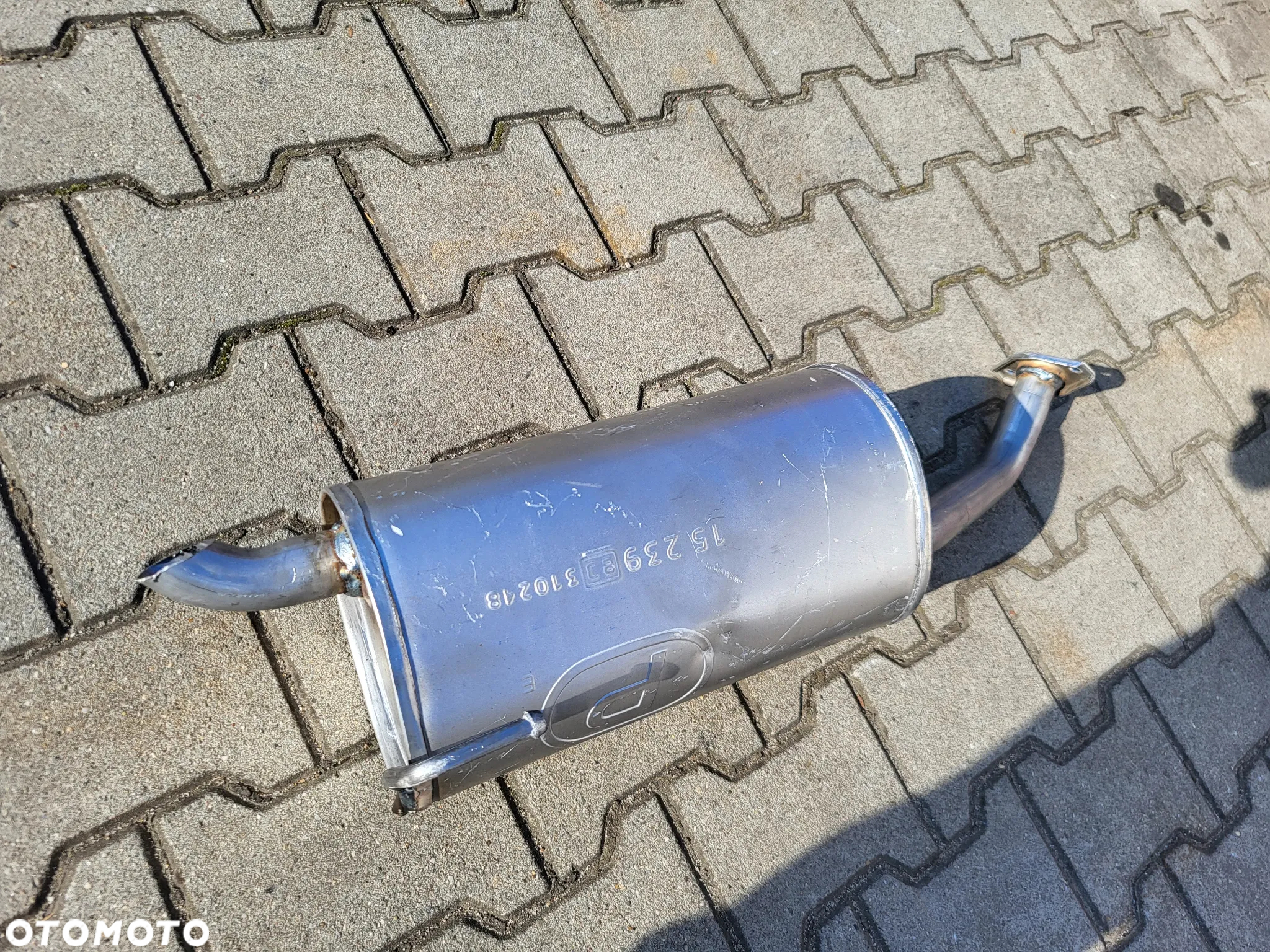 TŁUMIK końcowy tylny  Nissan Micra 1.0-1.4i; 1.5dCi 11/02-04/05    15239 P ALU 20100-AY100 - 2