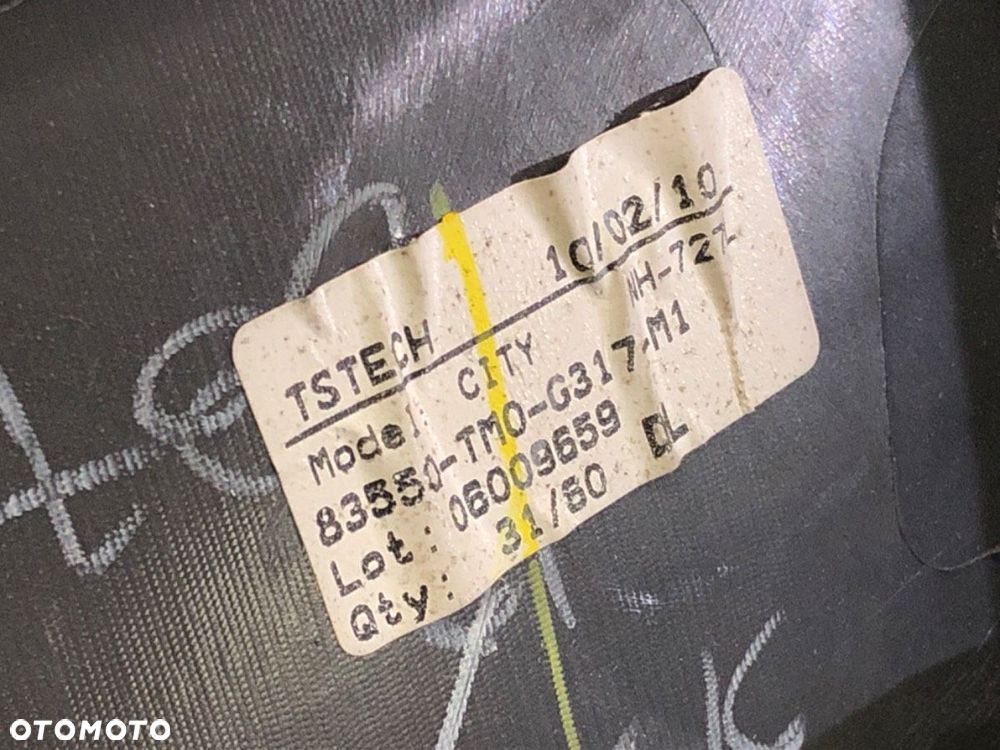 BOCZEK DRZWI PRZÓD LEWY - 78.00 PLN - HONDA CITY V sedan (GM2, GM3) 2008 - 2022 1.4 i-V TEC 73 kW - 4