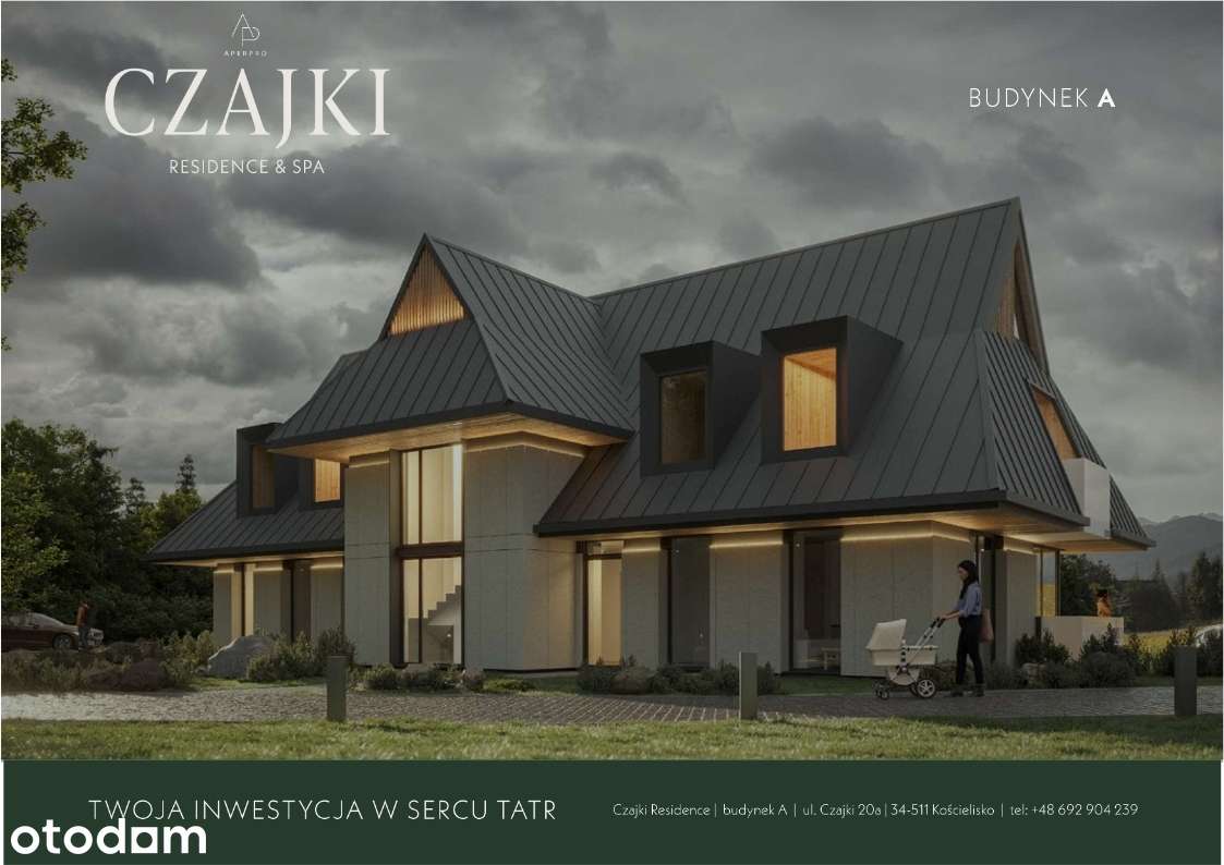 APARTAMENT Z ANTRESOLĄ WIDOK NA TATRY – CZAJKI RESIDENCE, KOŚCIELISKO