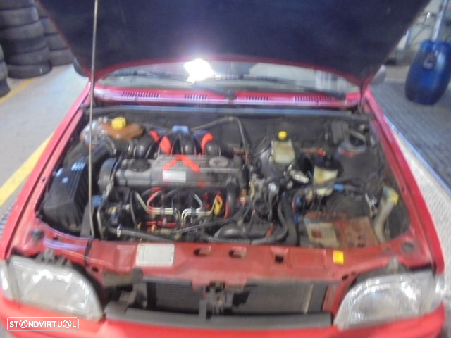 Carro MOT: RTG CXVEL:87TT7F096AB FORD FIESTA 3 1995 1.8D 60CV ???? VERMELHO DIESEL - 2