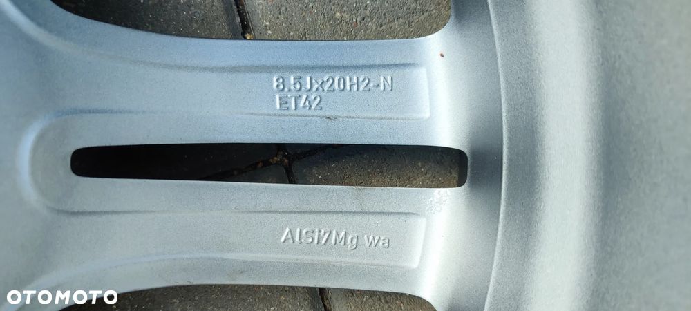 FELGI ALU STOPNIOWANE 5X112 2x8.5J x20 CALI ET 55.6 fi 66.6 2x8.5J x 20 CALI ET42 MERCEDES ML GL GLS KOMPLET 4 SZTUKI - 10
