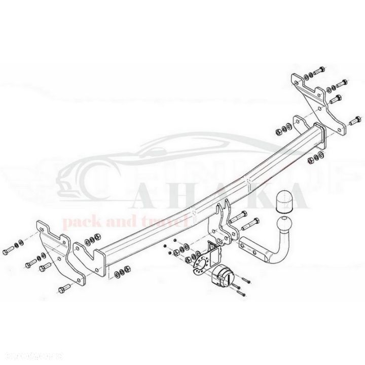 Hak Holowniczy Odkręcany Do Hyundai I10 Hatchback 2013-2020 - 4