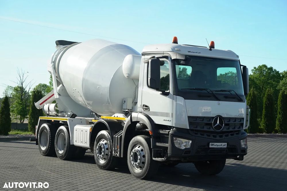 Mercedes-Benz AROCS 3240 / 9M3 BETONIERĂ / 8x4 / BETONIERĂ / AUTOMATĂ / CAMERĂ / - 10