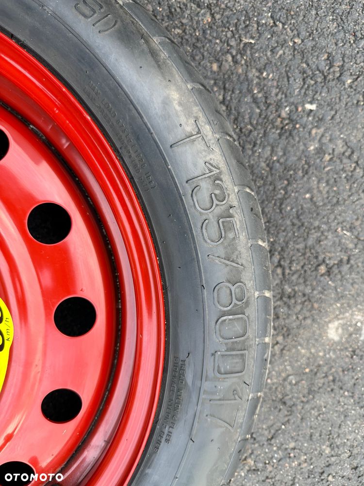 Koło dojazdowe Hyundai i40 + zestaw R17 135/80 dojazdówka zapasowe komplet - 3
