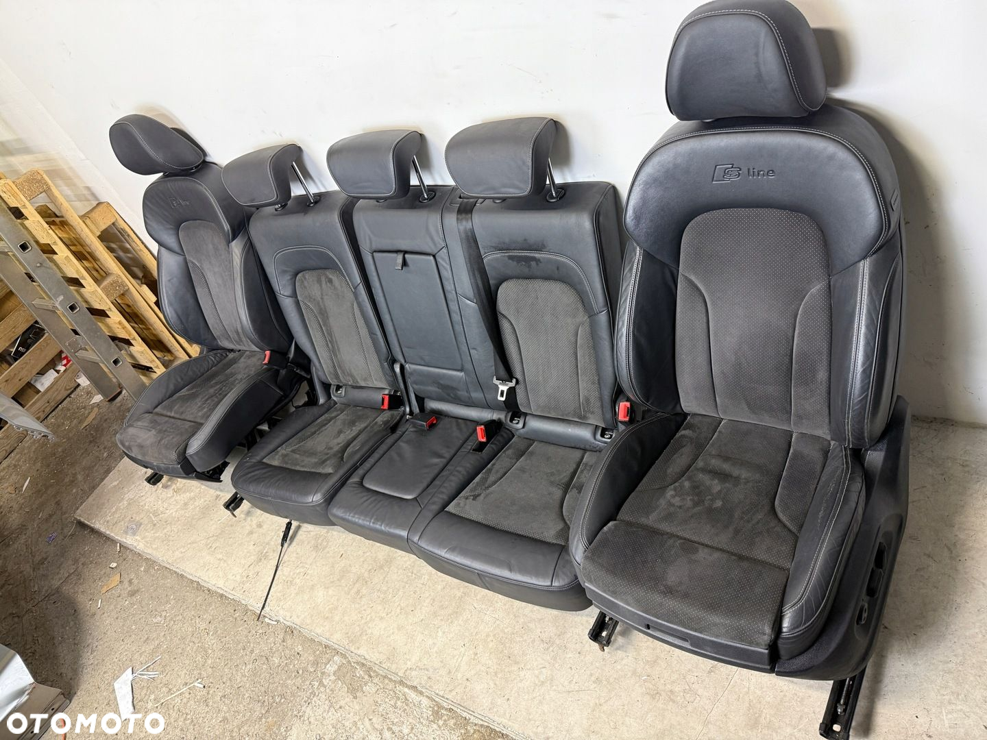 KOMPLET FOTELI FOTELE AUDI Q5 8R S LINE ELEKTRYCZNE - 4