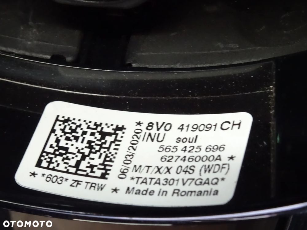 8V0419091CH Kierownica lopatki multi skora AUdi A3 8V LIFT A4 B9 czesci - 6