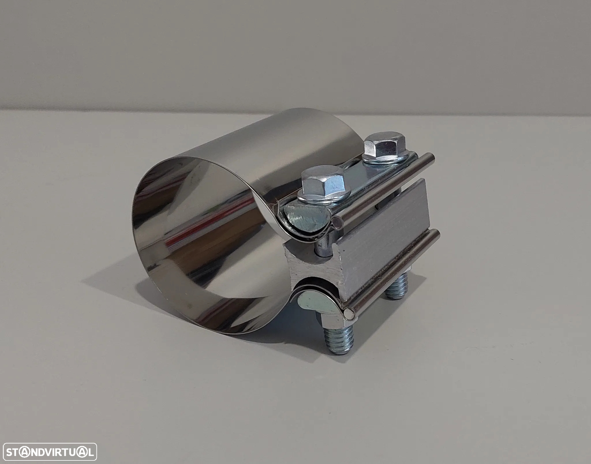 76mm - Braçadeira Inox União Tubo Escapes Universal - 2