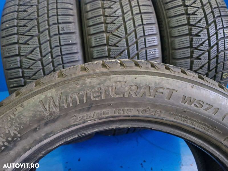 4 Kumho R18 225/55 Anvelope de iarnă DOT2418 - 5