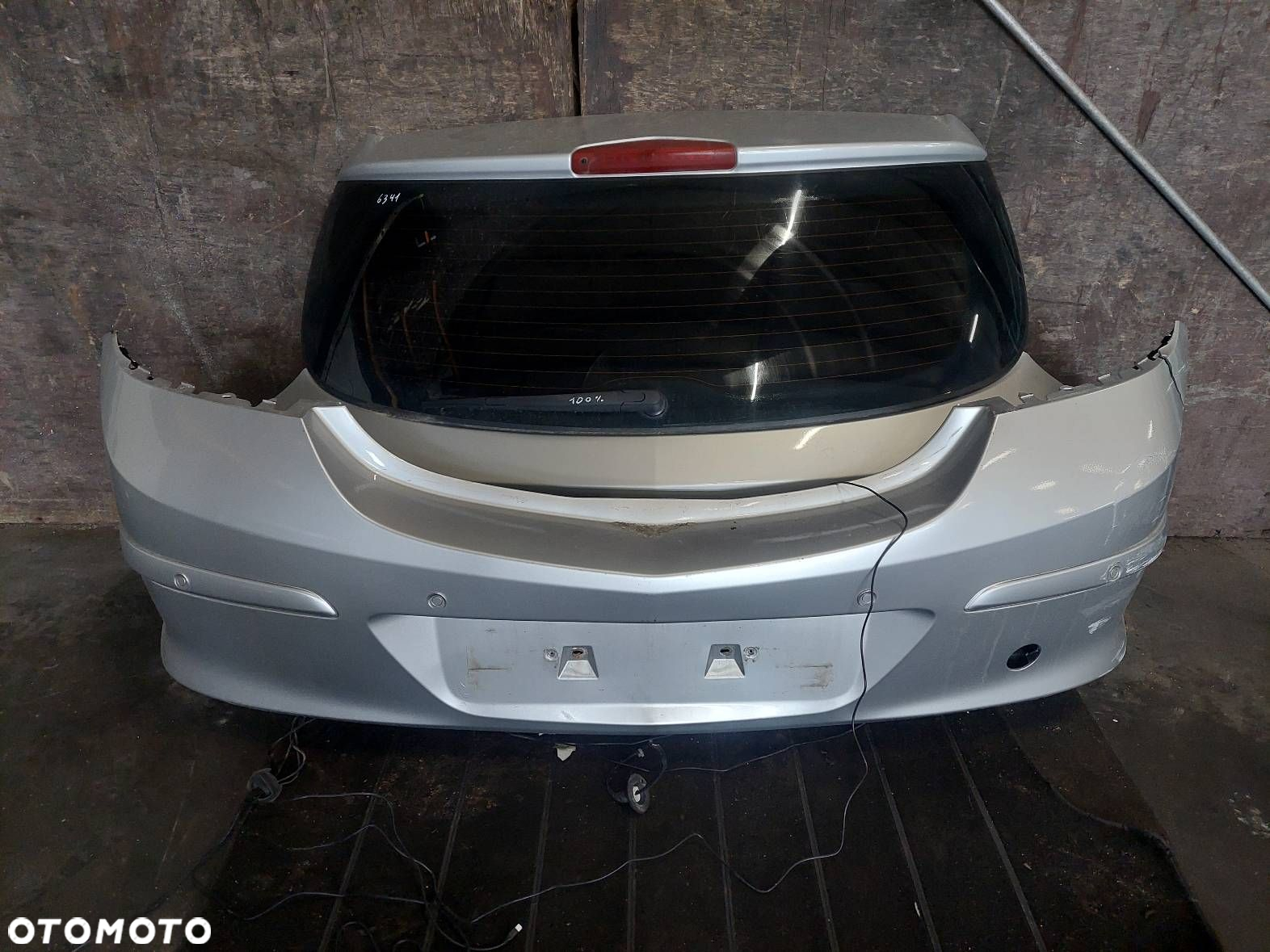 KOMPLETNY TYŁ KLAPA BAGAŻNIKA ZDERZAK LAMPY OPEL ASTRA H 3D GTC Z157 - 4
