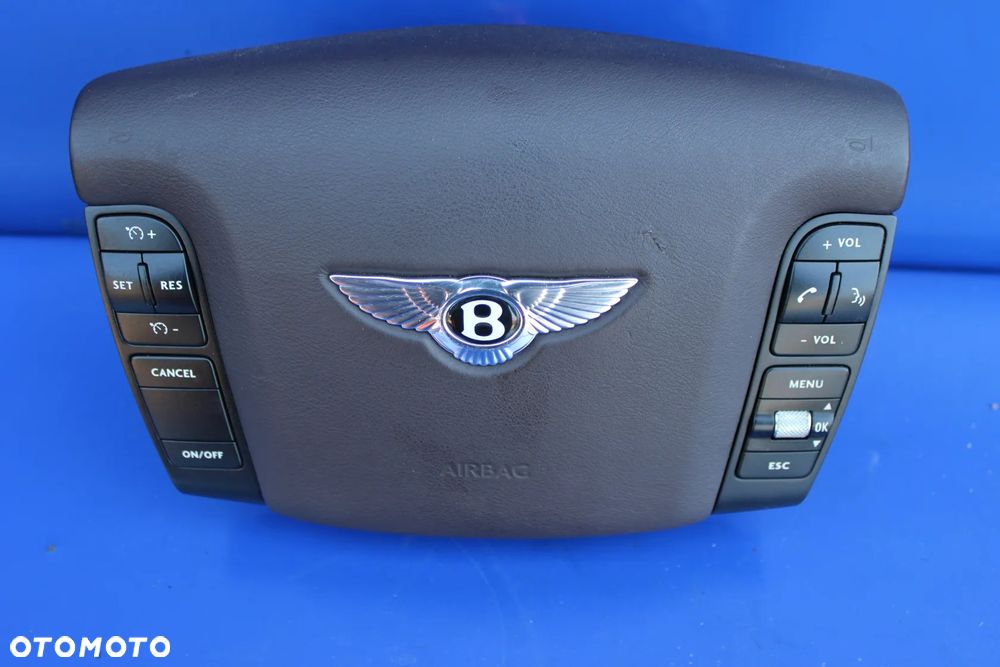 Airbag poduszka kierowcy brązowa OE Bentley Continental GT GTC Flying Spur - 7