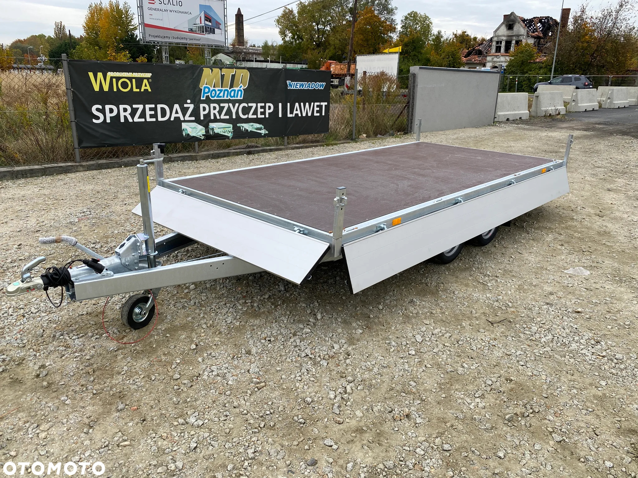 Neptun | 405x198x30 cm | DMC 2700 kg | 10 LAT GWARANCJI | ALUMINIOWE BURTY | KOŁA R13C | PLATFORMA Z BURTAMI | SPAWANA | GAUPEN N27-405 2 Master GN264 | BARDZO MOCNA! | DOSTAWA | RATY | LEASING | - 17