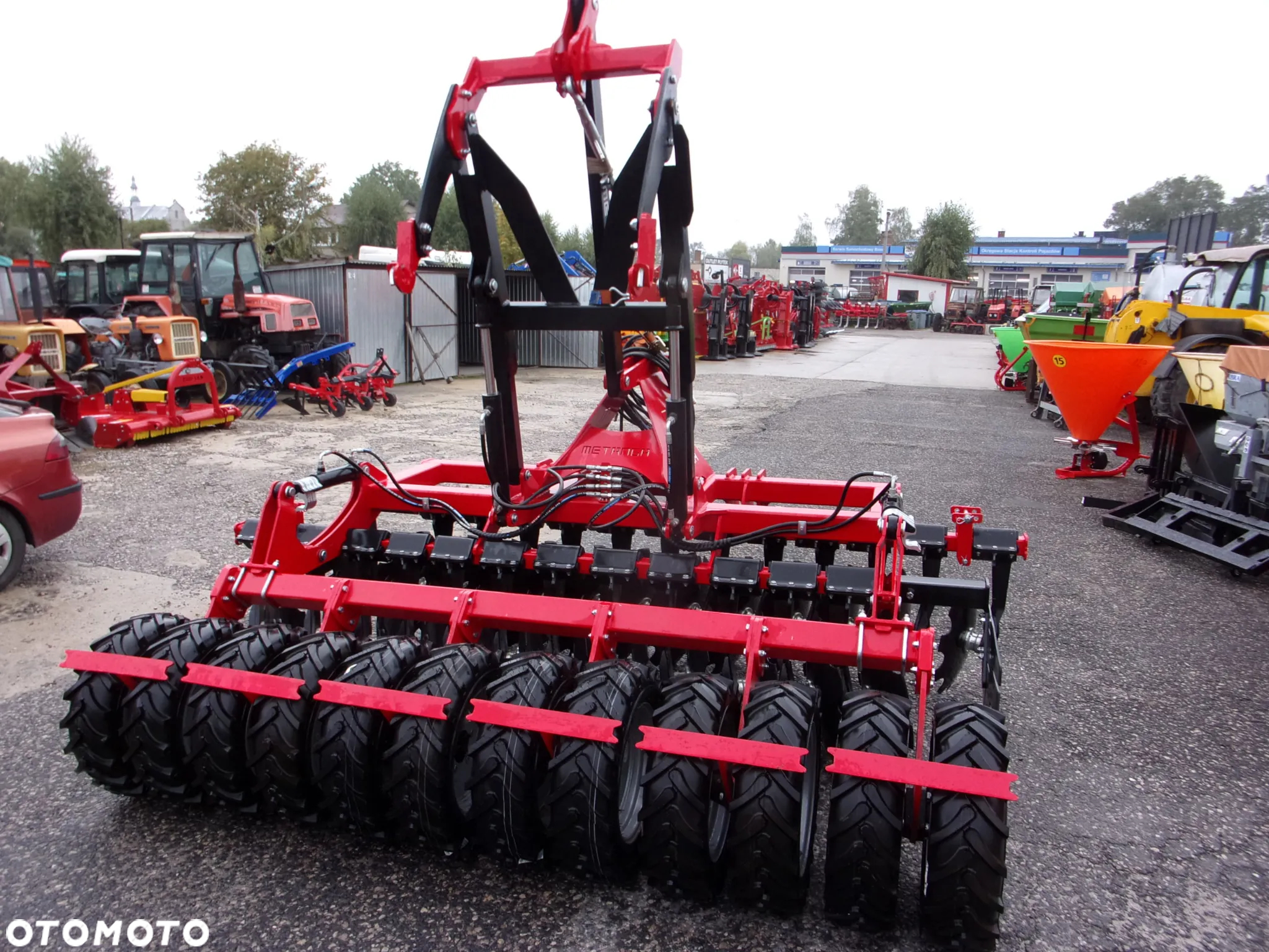 Inny Agregat uprawowy, brona talerzowa ciężka hydraulicznie składana BTCH Euro-Masz 4,0 metry, Agregat uprawowo siewny talerzowy ATUS-300 METANGA z wałem oponowym - 19