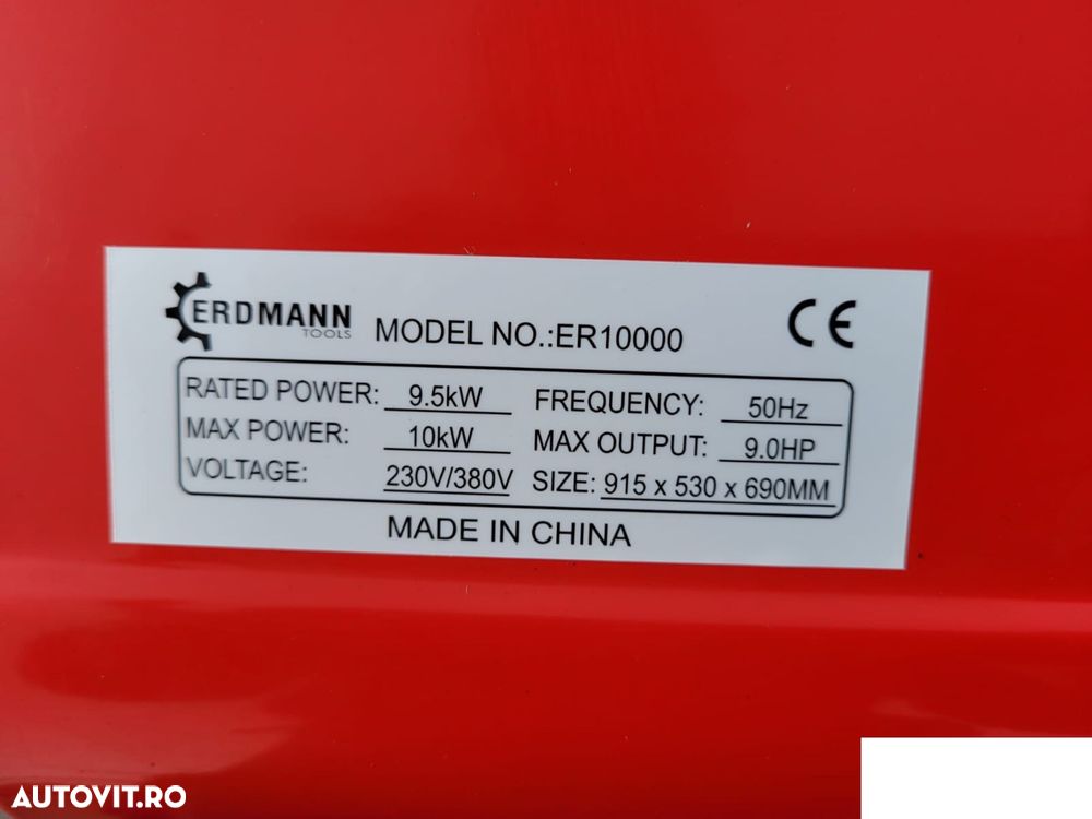 Caterpillar GENERATOR Erdmann ER10000 10KvA - 6