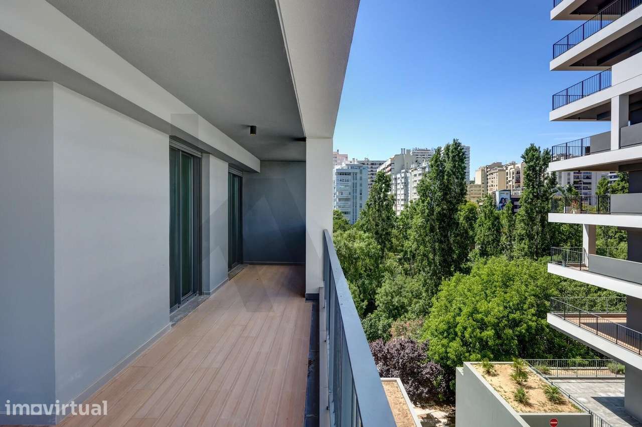T3 Novo | Terraço | Vista Monsanto | Piscina, Ginásio, 2lug. Garagem | - Grande imagem: 2/43