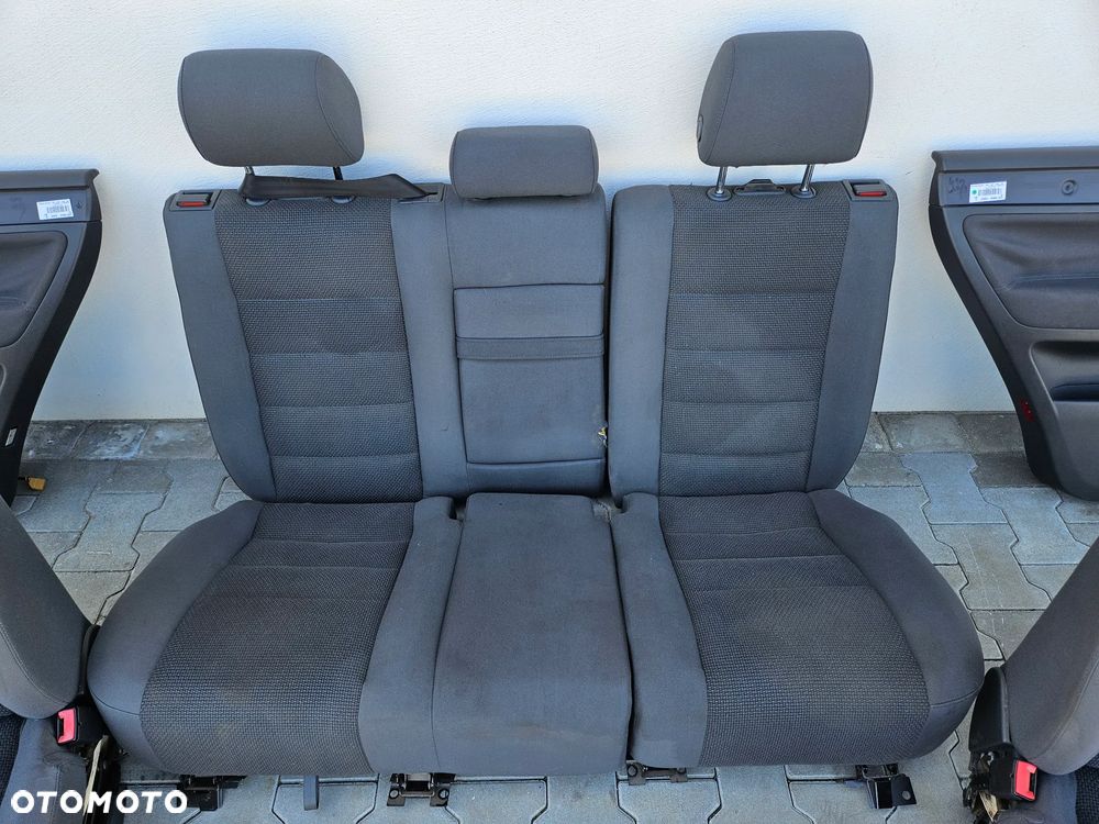 VW TOUAREG 7L 03-09R FOTEL FOTELE KANAPA KOMPLET MATERIAL TAPICERKI DRZWI - 4
