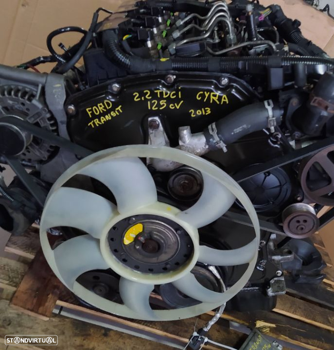 Motor Ford Transit 2.2TDCI 125cv CYRA caixa 6 velocidades CC1R 7003 BB - 3