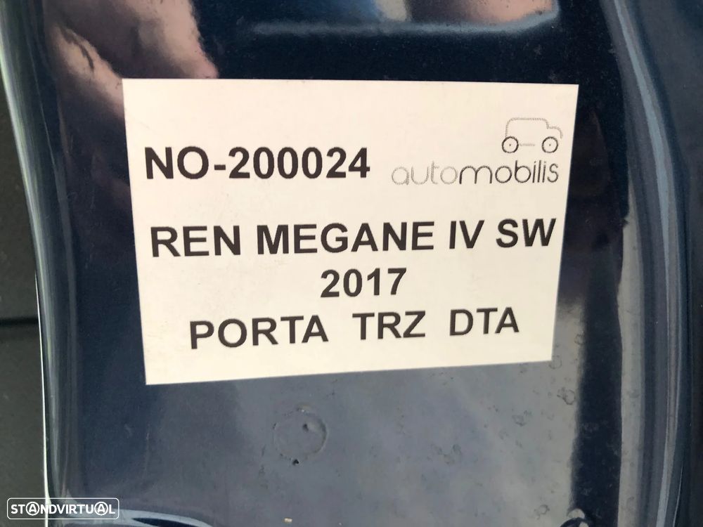 Porta Traseira Direita RENAULT MEGANE IV Grandtour 1.5 Blue dCi 115 Ref. 821006310R - NO. 200024 - 3
