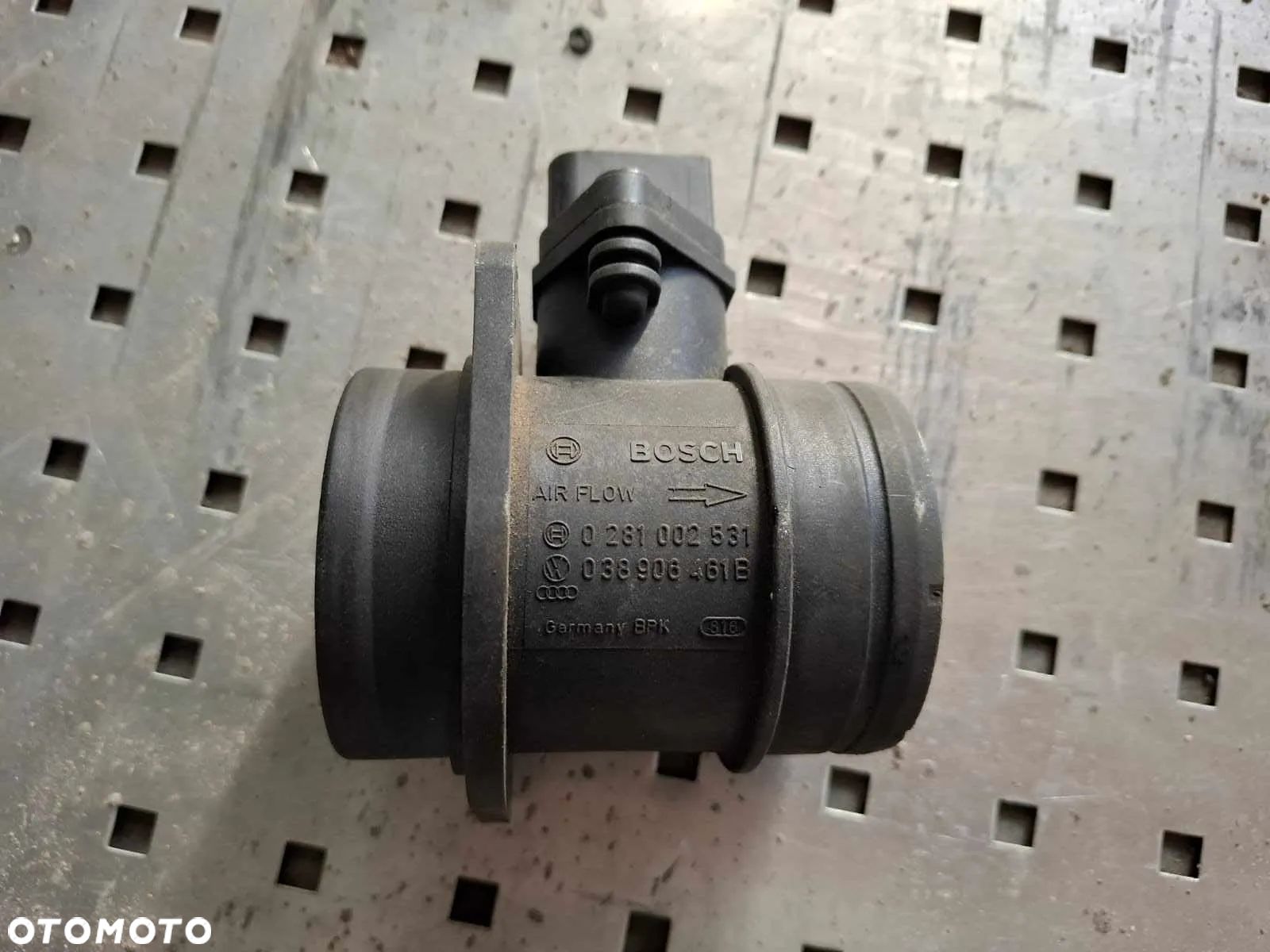 PRZEPŁYWOMIERZ POWIETRZA VW AUDI SEAT SKODA 1,9 TDI BLS 105KM 038906461b - 1