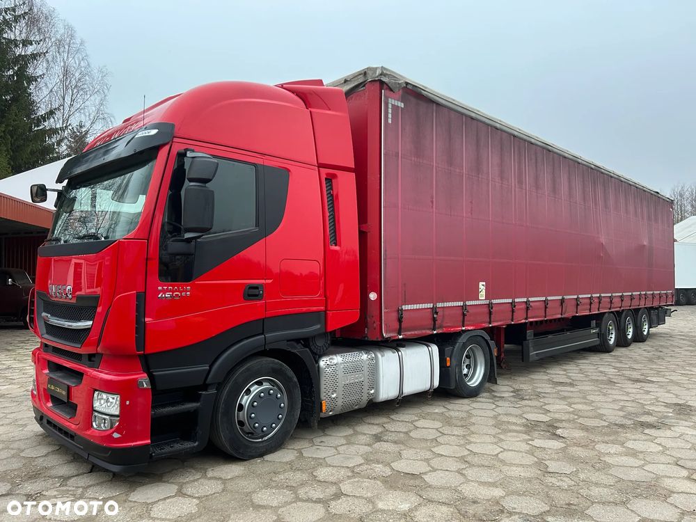 Iveco STRALIS 460 KM ACC / MEGA / LOW DECK / HI-WAY EURO 6 / 2016 ROK / DUŻE ZBIORNIKI PALIWA 1350 L / PRZÓD i TYŁ NA PODUSZCE / PRZEBIEG 864 324 KM !! - 3