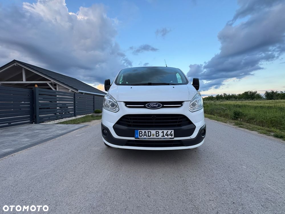 Ford TRANSIT CUSTOM LONG L2H1 Klima Elektryka Dubel Kabina 6os. Tempomat Brygadówka Serwis - 2