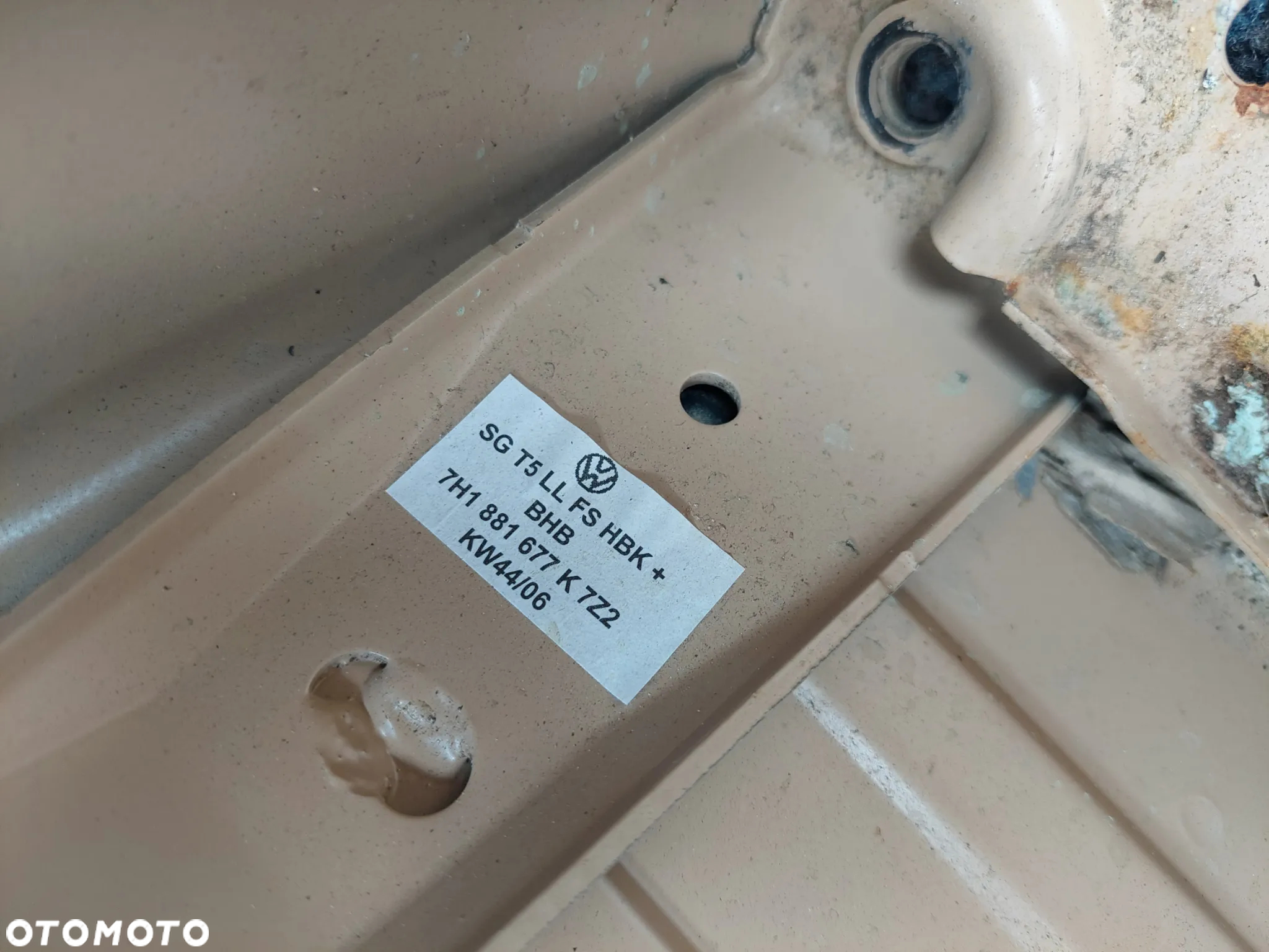 VOLKSWAGEN T5 MULTIVAN BEŻOWA PODSTAWA FOTELA LEWA KIEROWCY KOMPLETNA  RAF-AUTO - 5