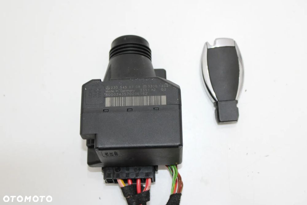 Kluczyk stacyjka komplet OE Mercedes SL R230 W230 A2305450708 Q2 - 12