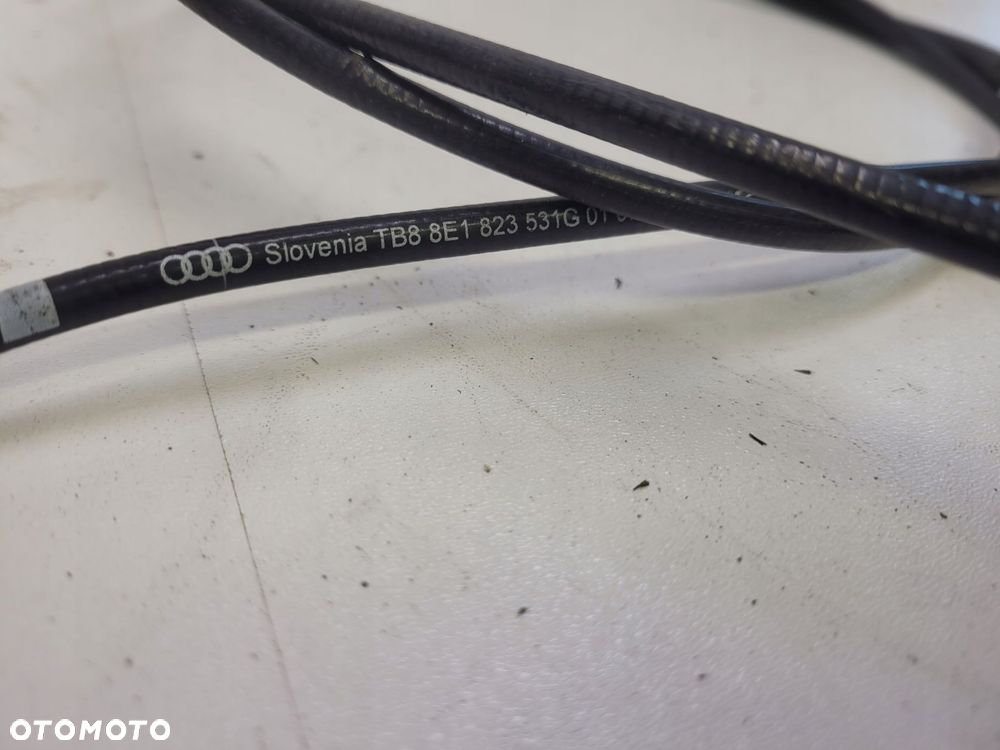 LINKA OTWIERANIA MASKI AUDI A4 B6 B7 8E1823531G - 4