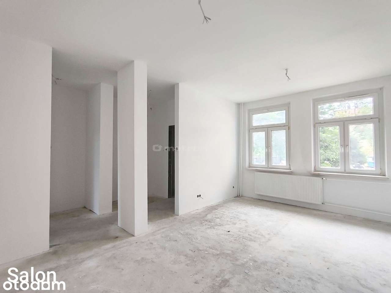 60,2 m² - Wysoki parter - Stan deweloperski
