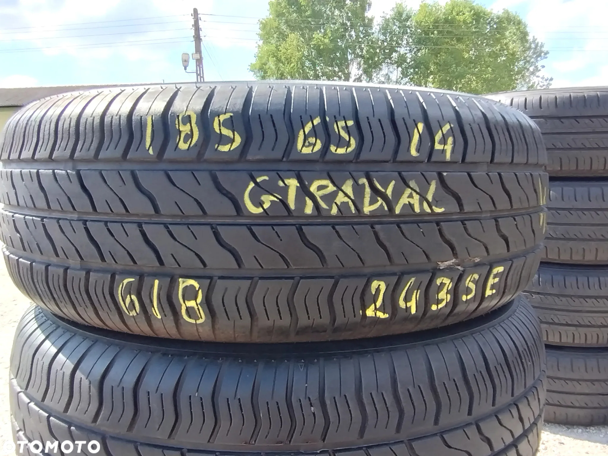 185/65R14 Opony Letnie Lato GT RADIAL CHAMPIRO KARGOMAX XL ST-4000 Legnica ALU-RAD 6mm 185/65 - 2
